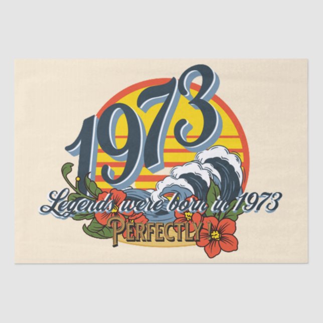 Legenden wurden 1973 geboren seidenpapier (Vorderseite)