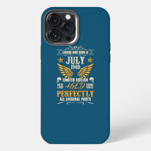 Legenden wurden im Juli 1969 geboren Rocker Biker iPhone 13 Pro Max Hülle
