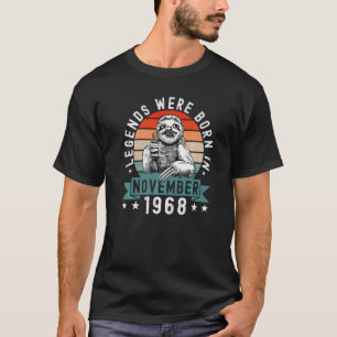 Legenden wurden im November 1968 geboren  Faultier T-Shirt