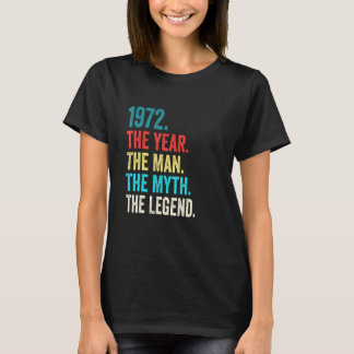 Legends Geboren 1972 Mann 50 Jahre alt 50. Geburts T-Shirt