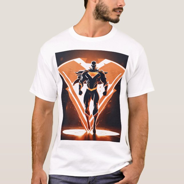 "Legends in Action" "Heroische Threads" T-Shirt (Vorderseite)