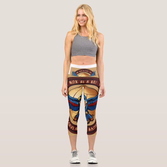 "Legends" oder "Stretch in Style" Capri Leggings (Vorderseite)