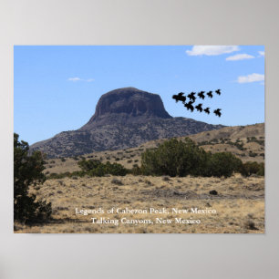 Legends of Cabezon Peak, New Mexico Poster