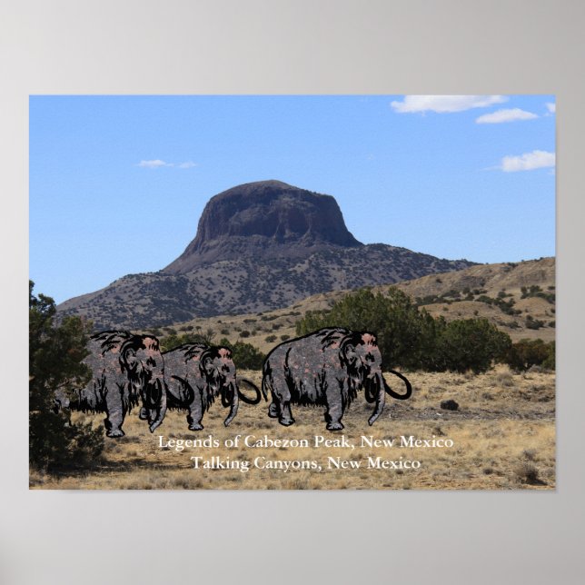 Legends of Cabezon Peak, New Mexico Poster (Vorne)
