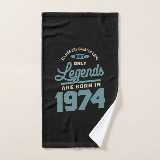 Legends seit 1974 Geburtstagsgeschenk Handtuch (Handtuch)