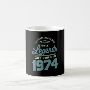 Legends seit 1974 Geburtstagsgeschenk Kaffeetasse