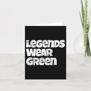 Legends tragen Green Spirit Wear Team Game Color W Karte