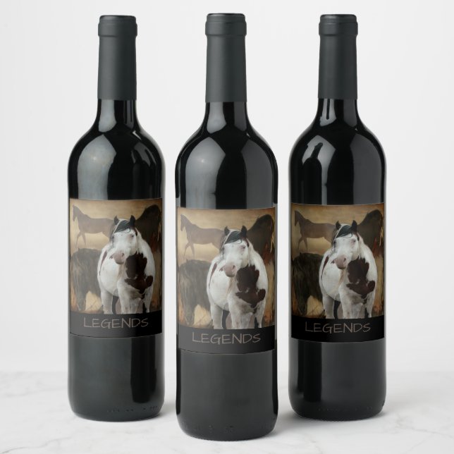 Legends Wine Labels Weinetikett (Flaschen)