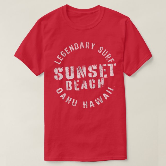 LEGENDURF SUNSET STRAND - CIRCLE BRIEFMARKE T - Sh T-Shirt (Design vorne)