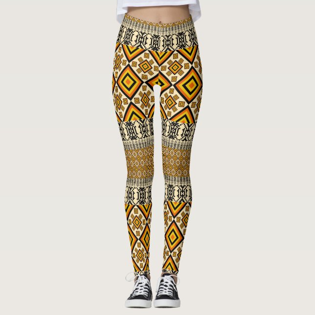 Leggin-Druck überall Leggings (Vorderseite)