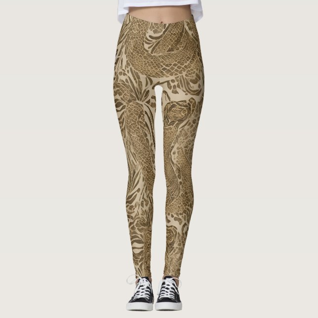 Legging Animal Print Serpiente Leggings (Vorderseite)
