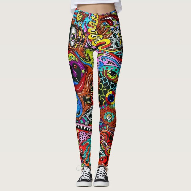 legging Beschwörungsformel Leggings (Vorderseite)