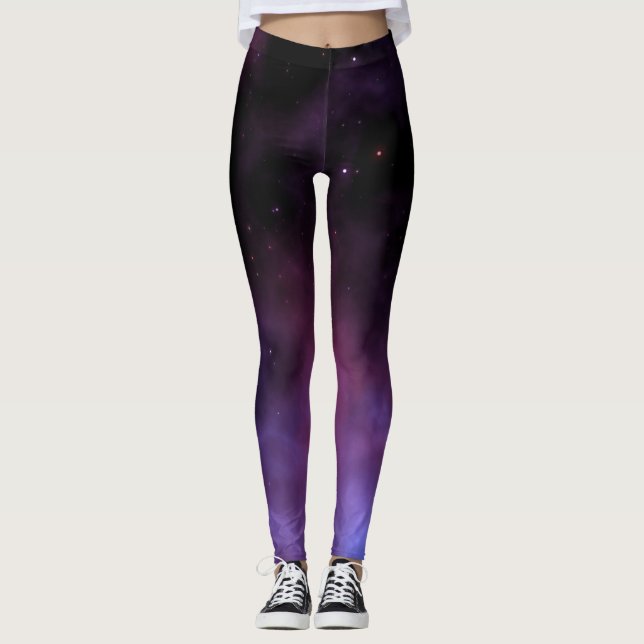 Legging Galaxiedruck Leggings (Vorderseite)