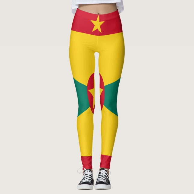 Legging Grenada-Flagge Leggings (Vorderseite)