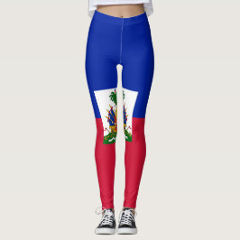 Legging Haiti-Flagge Leggings