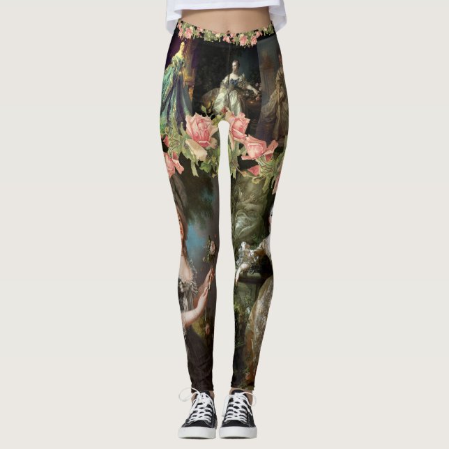 legging Marie Antoinette Kunst of zu verstopfen Leggings (Vorderseite)