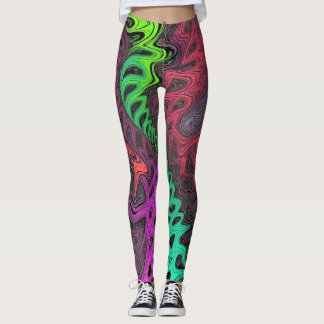 Legging Psicodélico - Diseño Vibrante y Creativo Leggings