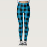 Legging Sky Blue Buffalo Plaid Leggings<br><div class="desc">Legging Sky Blue Buffalo Plaid</div>