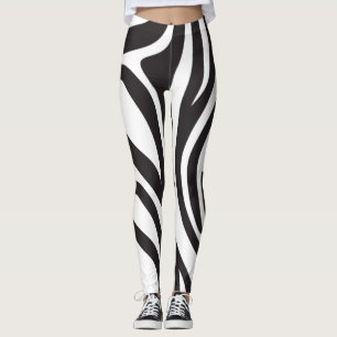 Legging Zebra-Effekt Afrikas.Natur und Minimalismu Leggings