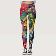 Leggings Abstrakte Kunst