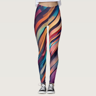 Leggings abstrakter Kunst.