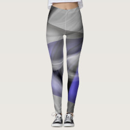 Leggings Abstrakter Trend Lavendel Violet