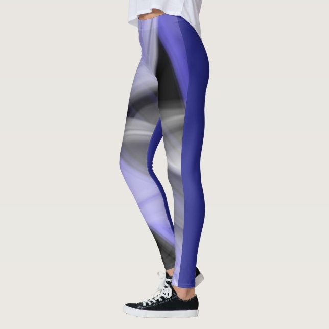 Leggings Abstrakter Trend Lavendel Violet (Links)