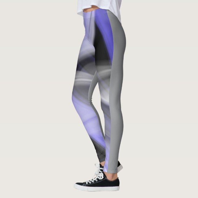 Leggings Abstrakter Trend Lavendel Violet (Links)