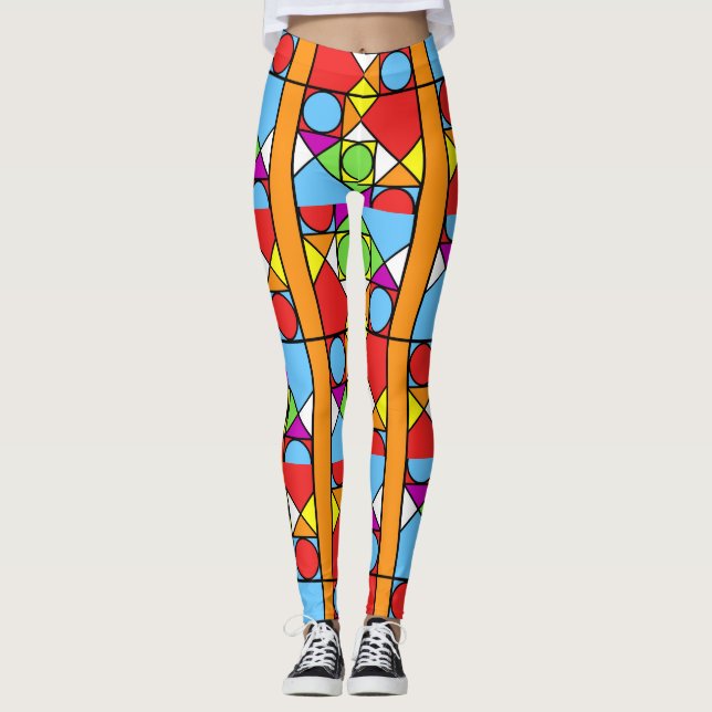 Leggings-Abstraktion #1 Leggings (Vorderseite)