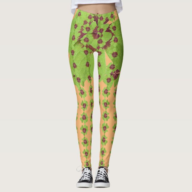 Leggings - Alle "Clover Up-St Patricks" (Vorderseite)