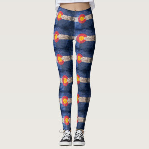 Leggings aus Colorado-Fahne