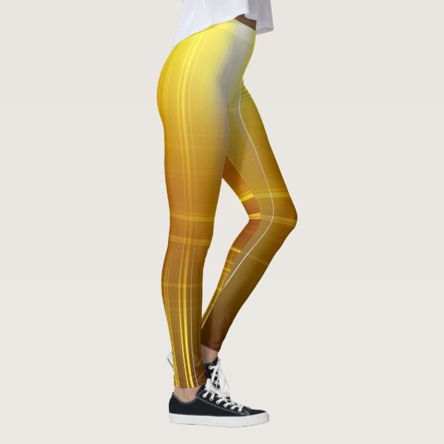 Leggings aus Gold und Weiß (Rechts)
