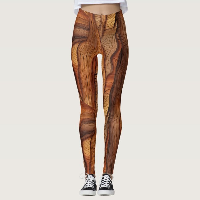 Leggings aus Holz - Hübsch (Vorderseite)
