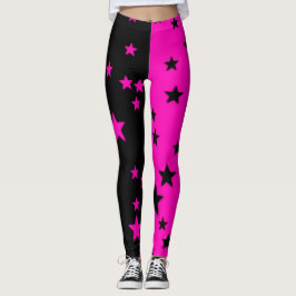 Leggings aus Rosa und Schwarz