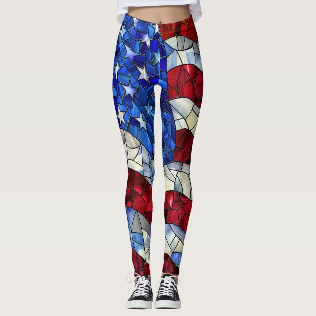 Leggings aus verkettetem Glas unter amerikanischer (Vorderseite)