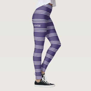 Leggings aus Violet Streifen