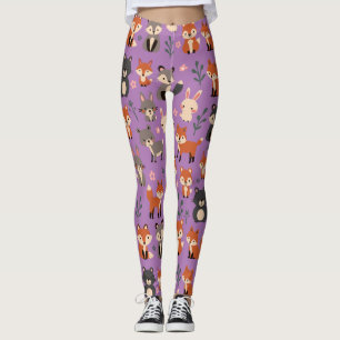 Leggings aus weißem Holz