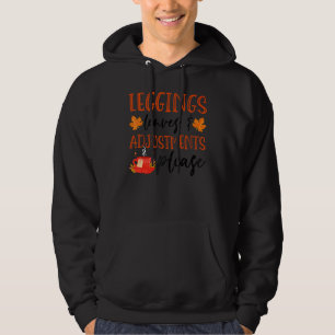 Leggings Blätter & Anpassungen Bitte Herbst Hoodie