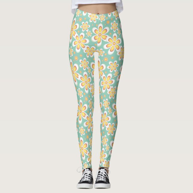 Leggings Blume (Vorderseite)