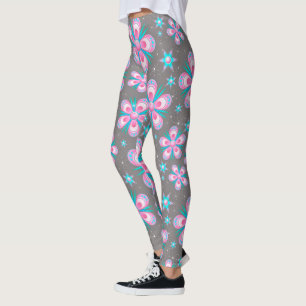 Leggings/Blume und Sterne Leggings