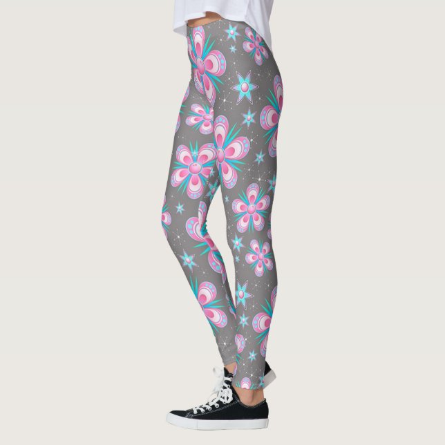 Leggings/Blume und Sterne Leggings (Links)