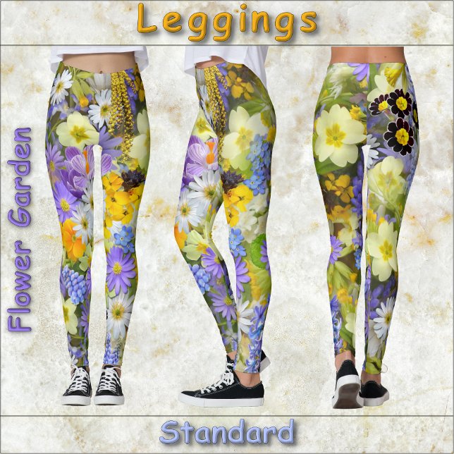 LEGGINGS - "Blumengarten" - Blumendesign (Von Creator hochgeladen)
