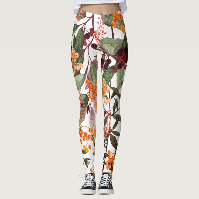 Leggings - Blumenmuster (Vorderseite)