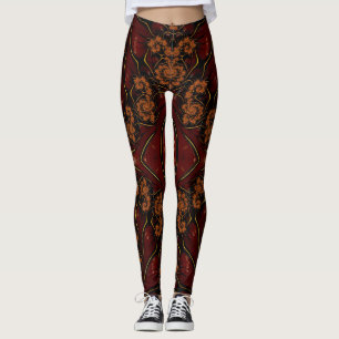 Leggings ~ braun schwarz ~ Original