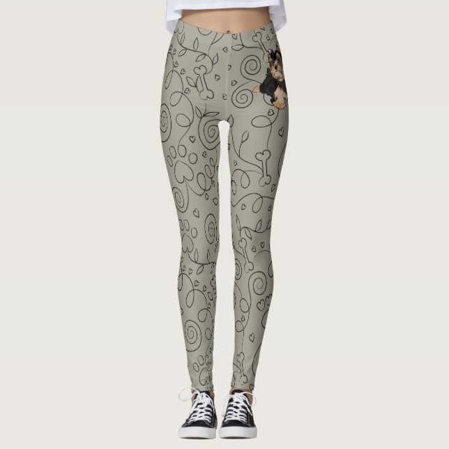 Leggings bringen Ihre Terrier zum Arbeiten/Ausgehe (Vorderseite)