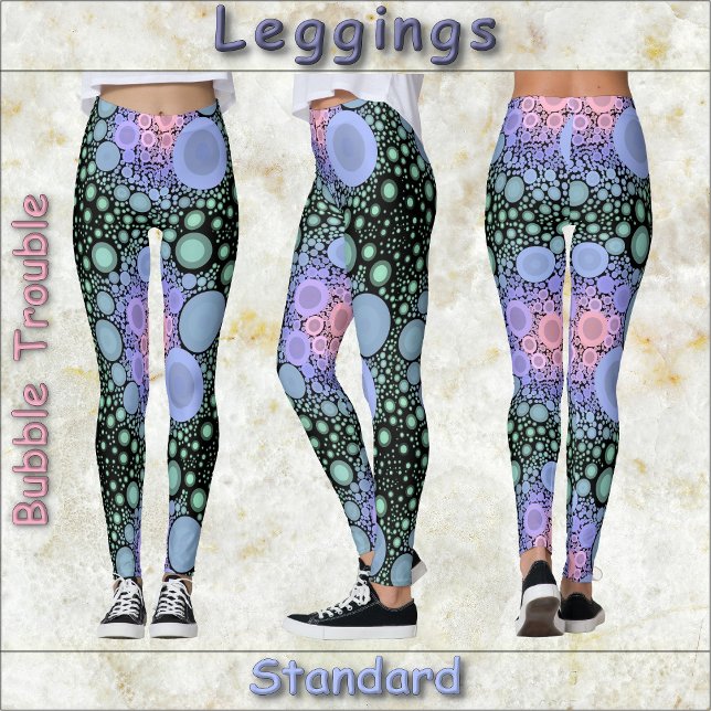 LEGGINGS - Bubble Trouble - Abstraktes Design (Von Creator hochgeladen)