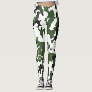 Leggings Camouflage in ausgeblendetem Flecktarn
