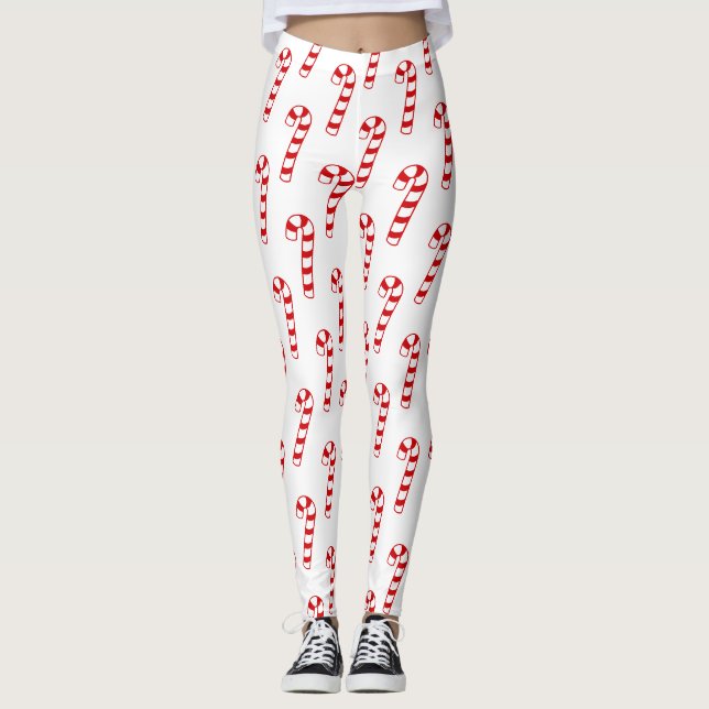 Leggings - Candy Canes (Vorderseite)