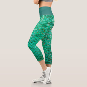 Leggings Capri capri Hohe Meerjungfrau