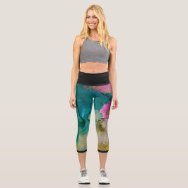 Leggings Capri Legging artististische by Lyla FERR